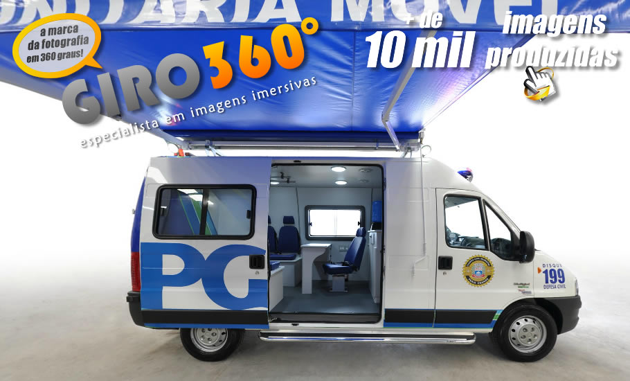 Fotografia de veculos com giro de 360 graus